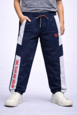 Bearberry Kids Cotton Track Pants – Single Jersey Comfort Fit Joggers with Side Pockets