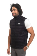Bearberry Men’s Reversible Lightweight Sleeveless Jacket – 2-in-1 Black & Beige All-Season Body Warmer - Image 3
