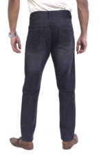 Bearberry Men's Charcoal Grey Ankle Fit Stretch Denim Jeans | Mid Rise | Cotton Denim - Image 4