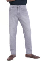 Bearberry Men’s Ice Grey Ankle Fit Stretch Jeans - Image 3