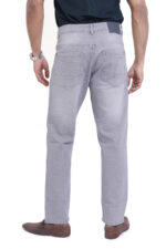 Bearberry Men’s Ice Grey Ankle Fit Stretch Jeans - Image 4