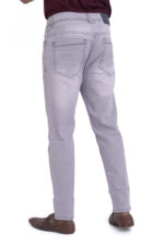 Bearberry Men’s Light Grey Ankle Fit Stretch Jeans - Image 4