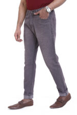 Bearberry Men’s Charcoal Grey Ankle Fit Stretch Jeans - Image 2