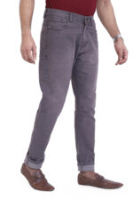 Bearberry Men’s Charcoal Grey Ankle Fit Stretch Jeans - Image 3