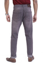 Bearberry Men’s Charcoal Grey Ankle Fit Stretch Jeans - Image 4