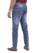 Bearberry Men's Light Blue Ankle Fit Stretch Denim Jeans | Mid Rise | Cotton Denim - Image 5