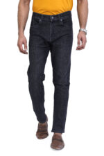 Bearberry Men's Dark Indigo Ankle Fit Stretch Denim Jeans | Mid Rise | Cotton Denim - Image 2