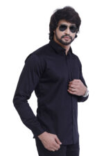 Bearberry Men’s Satin Cotton Solid Shirt – Premium Soft Finish Smart Casual & Party Wear Shirt - Image 4