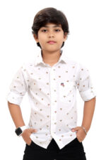 Bearberry Kids Premium 100% Cotton Printed Shirt – Soft Comfort Fit
