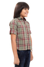 Bearberry Kids Yarn-Dyed Cotton Check Shirt – Premium Soft Comfort - Image 4