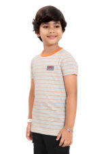 Bearberry Kids Yarn-Dyed Stripe T-Shirt – Soft Cotton Everyday Essential - Image 3