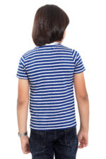 Bearberry Kids Yarn-Dyed Stripe T-Shirt – Soft Cotton Everyday Essential - 1 - Image 2