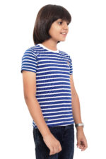 Bearberry Kids Yarn-Dyed Stripe T-Shirt – Soft Cotton Everyday Essential - 1 - Image 4