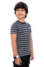 Bearberry Kids Yarn-Dyed Stripe T-Shirt – Soft Cotton Everyday Essential - 2 - Image 4