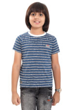 Bearberry Kids Yarn-Dyed Stripe T-Shirt – Soft Cotton Everyday Essential - 3