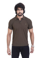 Bearberry Men’s Performance Pique Polo T-Shirt – Quick Dry | UV Protection | Anti-Microbial - Olive Green