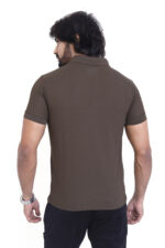 Bearberry Men’s Performance Pique Polo T-Shirt – Quick Dry | UV Protection | Anti-Microbial - Olive Green - Image 2