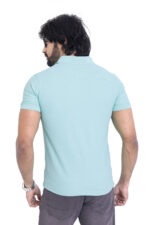 Bearberry Men’s Performance Pique Polo T-Shirt – Quick Dry | UV Protection | Anti-Microbial - Light Pista - Image 2