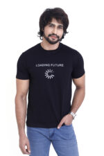 Bearberry Men’s 100% Cotton Jersey T-Shirt – Premium Soft Breathable Casual Wear (Regular Fit) - Black