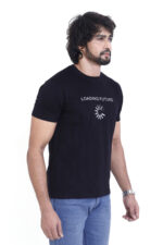 Bearberry Men’s 100% Cotton Jersey T-Shirt – Premium Soft Breathable Casual Wear (Regular Fit) - Black - Image 4