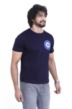 Bearberry Men’s 100% Cotton Jersey T-Shirt – Premium Soft Breathable Casual Wear (Regular Fit) - Navy Blue - Image 4
