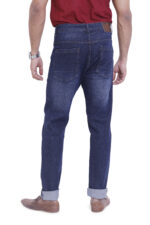 Bearberry Men's Mid Blue Slim Fit Stretch Denim Jeans | Mid Rise | Cotton Denim - Image 5