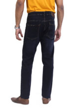 Bearberry Men's Dark Indigo Slim Fit Stretch Denim Jeans | Mid Rise | Cotton Denim - Image 4