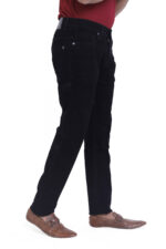 Bearberry Men's Black Slim Fit Stretch Denim Jeans | Mid Rise | Cotton Denim - Image 3