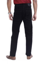 Bearberry Men's Black Slim Fit Stretch Denim Jeans | Mid Rise | Cotton Denim - Image 4