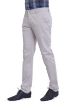 Bearberry Men's Satin Cotton Trouser – Premium Regular Fit Stretch Casual & Formal Pants - Light Beige - Image 3
