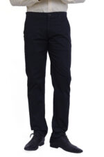 Bearberry Men's Satin Cotton Trouser – Premium Regular Fit Stretch Casual & Formal Pants - Dark Olive Green - Image 2