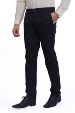 Bearberry Men's Satin Cotton Trouser – Premium Regular Fit Stretch Casual & Formal Pants - Dark Olive Green - Image 3