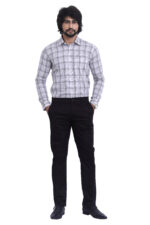Bearberry Men's Satin Cotton Trouser – Premium Regular Fit Stretch Casual & Formal Pants - Dark Coffee Brown