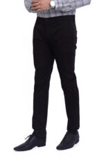 Bearberry Men's Satin Cotton Trouser – Premium Regular Fit Stretch Casual & Formal Pants - Dark Coffee Brown - Image 3