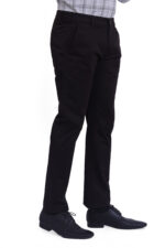 Bearberry Men's Satin Cotton Trouser – Premium Regular Fit Stretch Casual & Formal Pants - Dark Coffee Brown - Image 4
