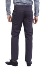 Bearberry Men's Satin Cotton Trouser – Premium Regular Fit Stretch Casual & Formal Pants - Charcoal Gray - Image 5