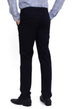 Bearberry Men's Satin Cotton Trouser – Premium Regular Fit Stretch Casual & Formal Pants - Ink Blue - Image 5