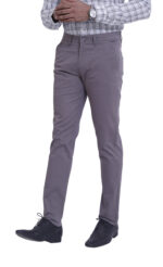 Bearberry Men's Premium Cotton Trouser – Regular Fit Casual & Formal Pants - Light Gray - Image 2