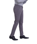 Bearberry Men's Premium Cotton Trouser – Regular Fit Casual & Formal Pants - Light Gray - Image 3