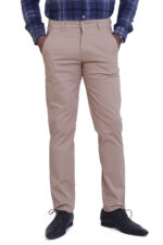 Bearberry Men's Premium Cotton Trouser – Regular Fit Casual & Formal Pants - Light Khaki - Image 4