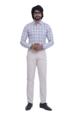 Bearberry Men's Premium Cotton Trouser – Regular Fit Casual & Formal Pants - Off White