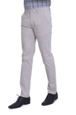Bearberry Men's Premium Cotton Trouser – Regular Fit Casual & Formal Pants - Off White - Image 2